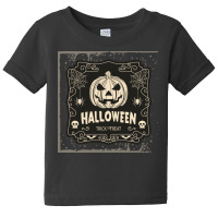 Hello Halloween Trick Or Treat Baby Tee | Artistshot