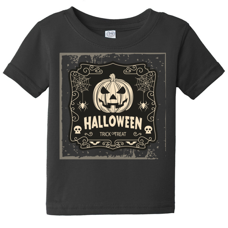 Hello Halloween Trick Or Treat Baby Tee by coşkun | Artistshot