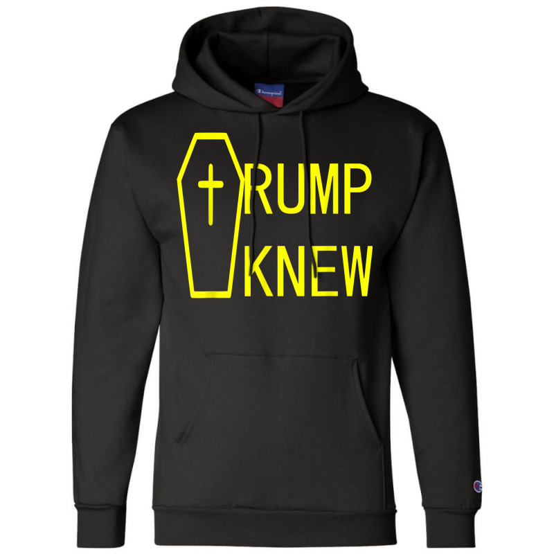 Trump Knew Trump Lied People Died Champion Hoodie | Artistshot