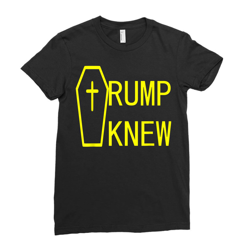 Trump Knew Trump Lied People Died Ladies Fitted T-Shirt by kakashop | Artistshot