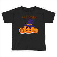 Halloween Pumpkins Smiling Toddler T-shirt | Artistshot