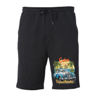 Cuba Havana Tropical Paradise Car Beach Summer Vocation Tee T Shirt Fleece Short | Artistshot