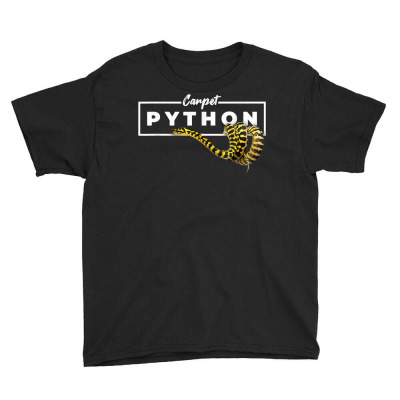 Carpet Python Geometric Reptile Owner T Shirt Youth Tee Designed By Vaughandoore01