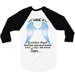 My Son Is My Guardian Angel 3/4 Sleeve Shirt | Artistshot