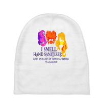 I Smell Hand Sanitizer Shirt Hocus Pocus Teacher Halloween T Shirt Baby Beanies | Artistshot