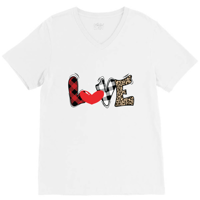 Love -family V-Neck Tee by Ashira_Designs | Artistshot