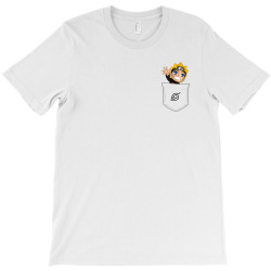 Custom Naruto In Pocket T-shirt By Mia 