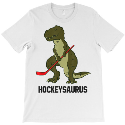 Ice Hockey Dinosaur Hockey Boy Kids Hockey Hockeysaurus T Shirt T-shirt Designed By Naythendeters2000