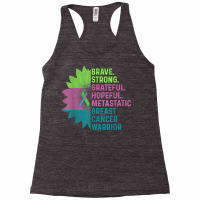 Metastatic Breast Cancer Awareness Care Warrior T Shirt Racerback Tank | Artistshot