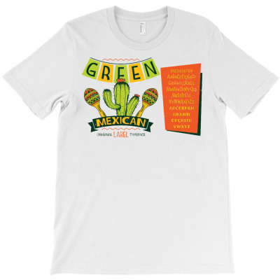 Green Mexican T-shirt Designed By Siptami Isnaini Darma