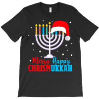 Hanukkah Christmas Funny Merry Happy Chrismukkah Jewish T Shirt T-shirt | Artistshot