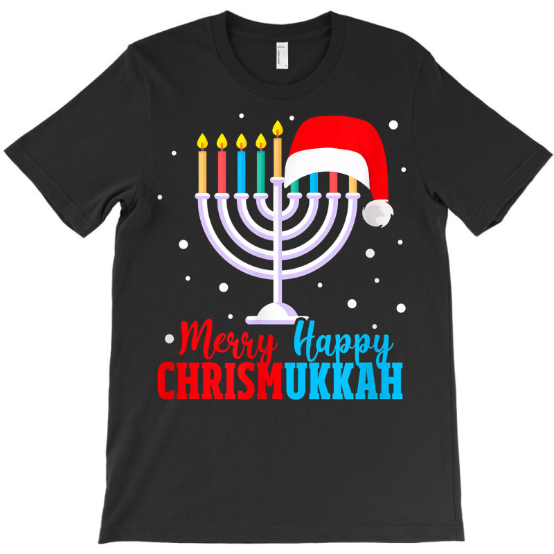 Hanukkah Christmas Funny Merry Happy Chrismukkah Jewish T Shirt T-shirt | Artistshot