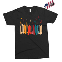 Music Notes Colorful Keyboard Piano Pullover Hoodie Exclusive T-shirt | Artistshot