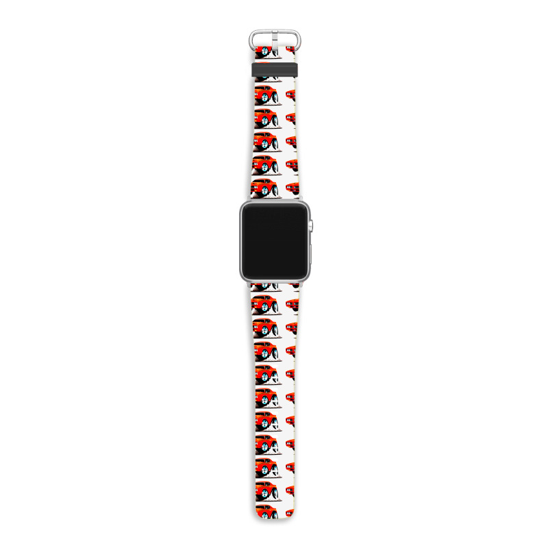 Classic American Muscle Car Cartoon Vector Illustration Apple Watch Band | Artistshot