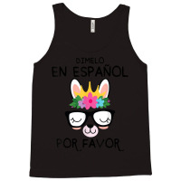 Bilingual Teacher Spanish Maestra Español Cute Llama Gifts T Shirt Tank Top | Artistshot