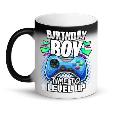 Birthday Boy Time To Level Up Video Game Birthday Gift Boys T Shirt Magic Mug Designed By Falongruz87