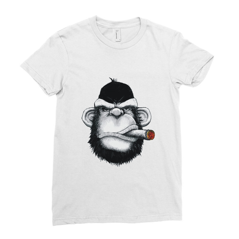 Gorilla Ladies Fitted T-Shirt by coşkun | Artistshot