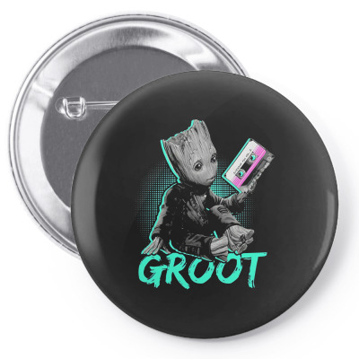 I Am Groot Baby Groot Gurdian Of The Galaxy Funny Pin-back Button Designed By Pujangga45