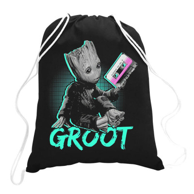 I Am Groot Baby Groot Gurdian Of The Galaxy Funny Drawstring Bags Designed By Pujangga45