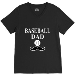 baseball dad t-shirt V-Neck Tee | Artistshot