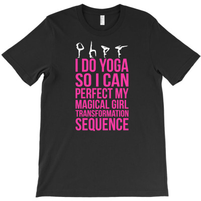 Yoga For Magical Girl Sequence T-shirt Designed By Irvan Maulana