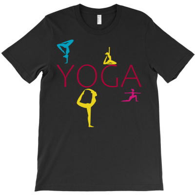 Yoga Training Exercises Namaste T-shirt Designed By Irvan Maulana