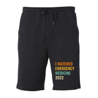 I Matched Emergency Medicine 2022 Residency Fleece Short | Artistshot