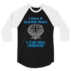 guardian angel grandfather 3/4 Sleeve Shirt | Artistshot