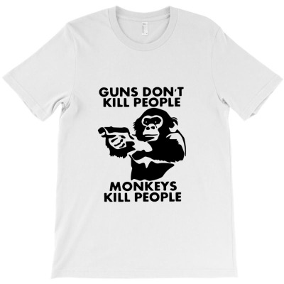 Guns Dont Kill People T-shirt Designed By Dollrasion