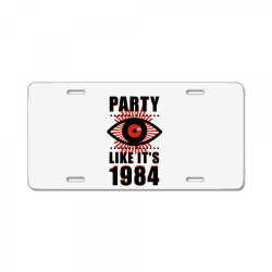 big brother is watching you party License Plate | Artistshot