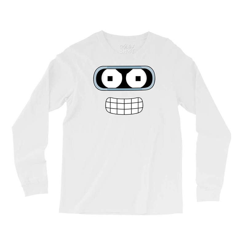 Bender Face Futurama Long Sleeve Shirts | Artistshot