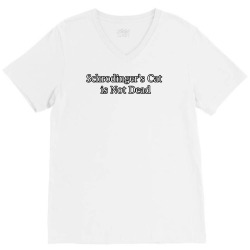 schrödinger's cat V-Neck Tee | Artistshot