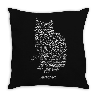 Cats Equation Throw Pillow Designed By Mdk Art
