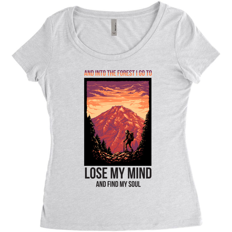 And Into The Forest I Go To Women's Triblend Scoop T-shirt by rardesign | Artistshot