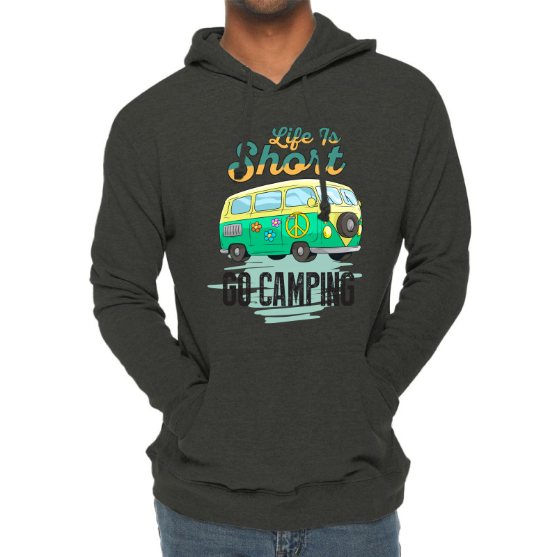 Go Camping Lightweight Hoodie | Artistshot