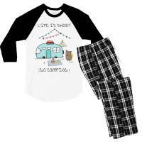 Go Camping Men's 3/4 Sleeve Pajama Set | Artistshot