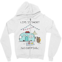 Go Camping Zipper Hoodie | Artistshot