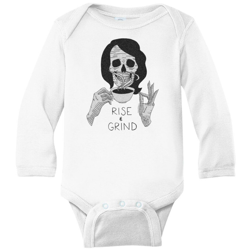 Bones Coffee Long Sleeve Baby Bodysuit | Artistshot