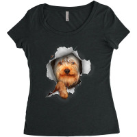 Yorkie Tshirt, Yorkshire Terrier Shirt, Yorkie Lover T Shirt Women's Triblend Scoop T-shirt | Artistshot