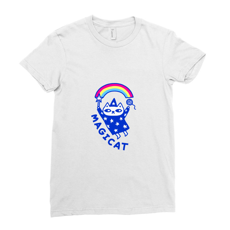 Magic Cat Ladies Fitted T-Shirt by celenganraindu | Artistshot