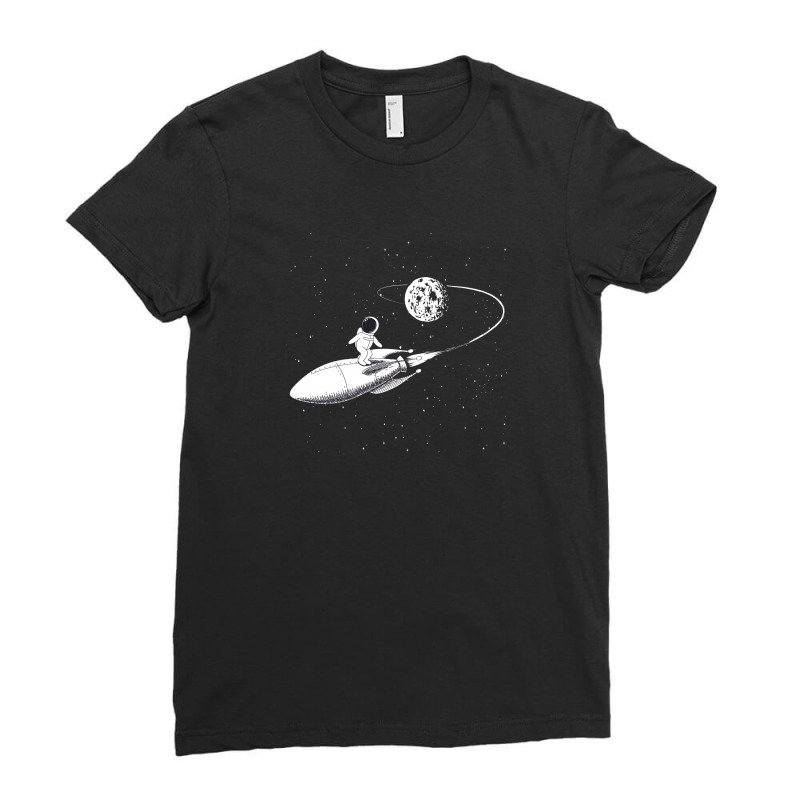 Space Ladies Fitted T-Shirt by Disgus_Thing | Artistshot