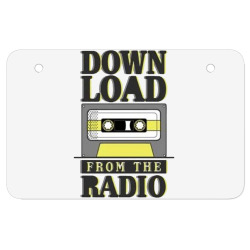 radio download ATV License Plate | Artistshot