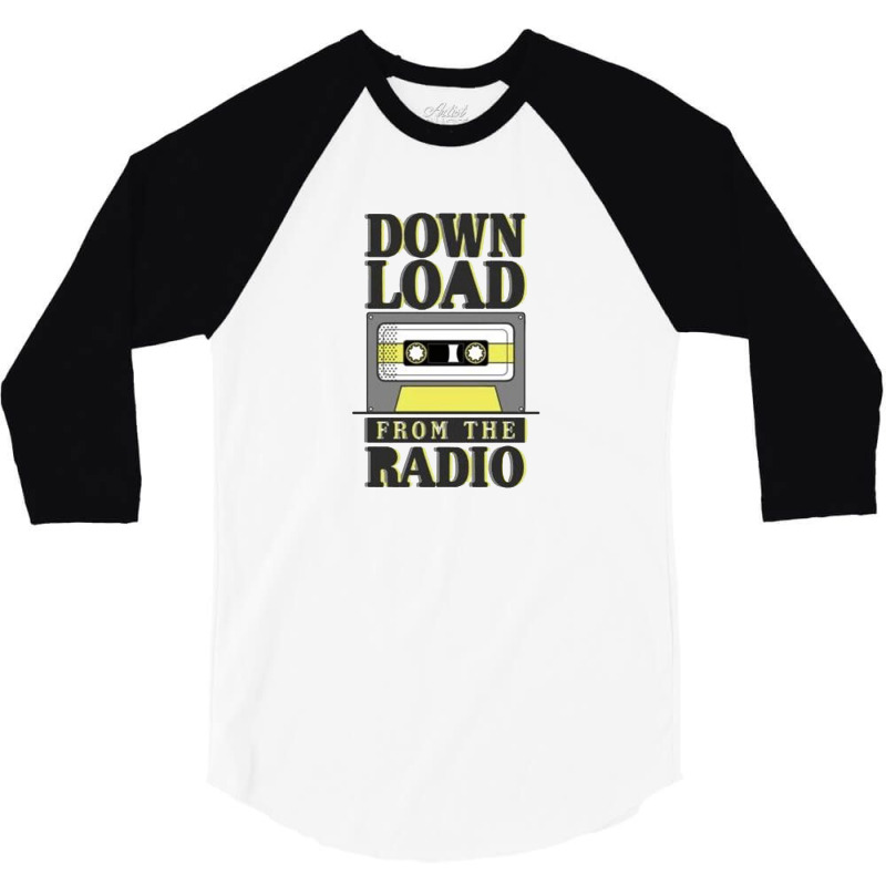 Radio Download 3/4 Sleeve Shirt | Artistshot