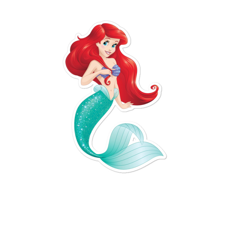 Custom Ariel Mermaid Sticker By Coşkun - Artistshot