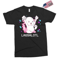 Gamer T  Shirt Axolotl Gamer Lag Funny Video Gaming Game Lagsalotl Gif Exclusive T-shirt | Artistshot
