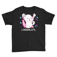 Gamer T  Shirt Axolotl Gamer Lag Funny Video Gaming Game Lagsalotl Gif Youth Tee | Artistshot