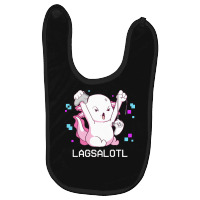 Gamer T  Shirt Axolotl Gamer Lag Funny Video Gaming Game Lagsalotl Gif Baby Bibs | Artistshot