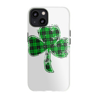 Green Buffalo Plaid Shamrock Lucky St Patrick's Day Womens T Shirt Iphone 13 Case | Artistshot