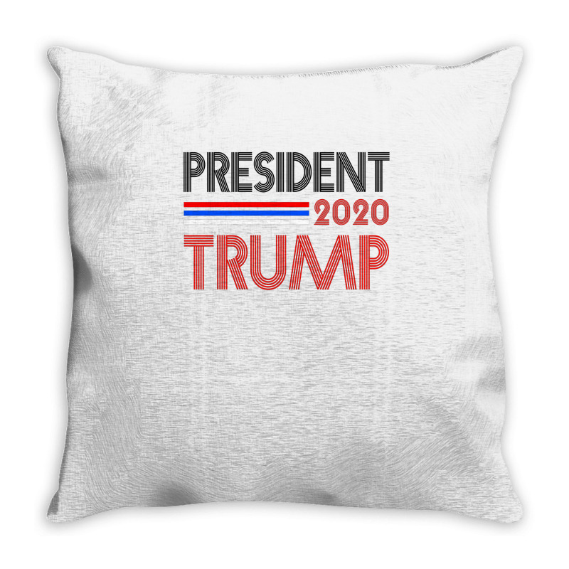 President 2020 Trump Throw Pillow | Artistshot