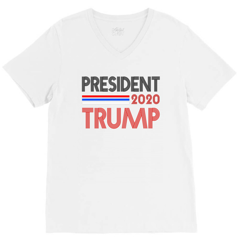 President 2020 Trump V-neck Tee | Artistshot